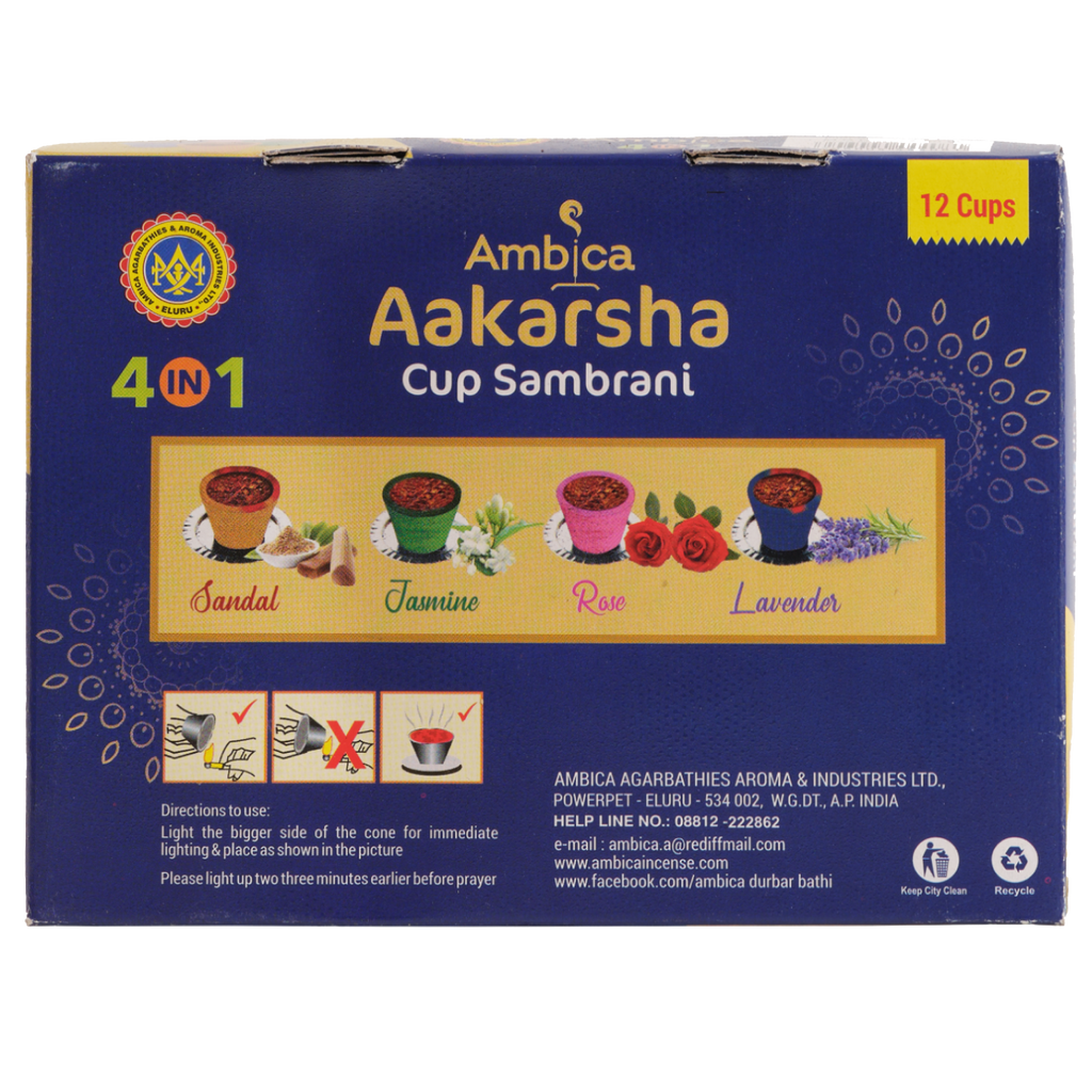 aakarsha cup dhoop agarbatti