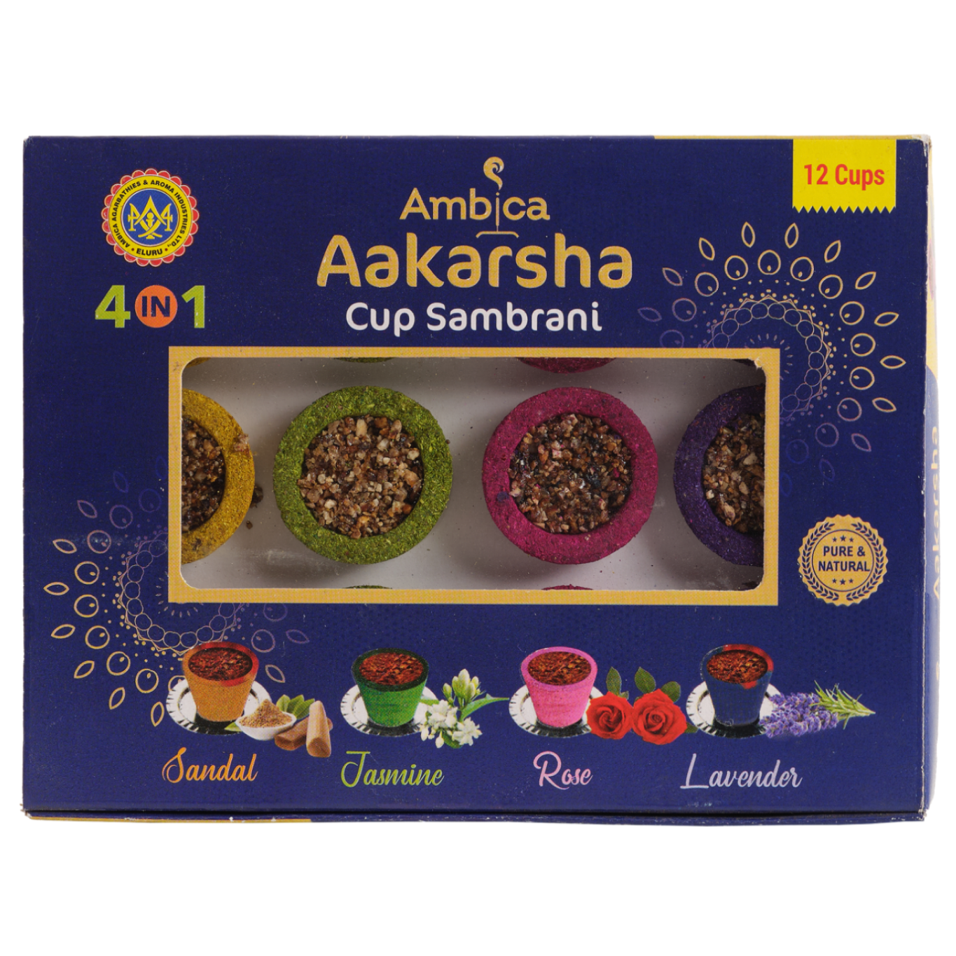 ambica aakarsha cup sambrani pooja dhoop