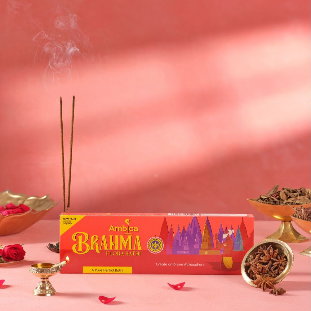 Ambica Brahma dhoop sticks for a serene aromatic experience